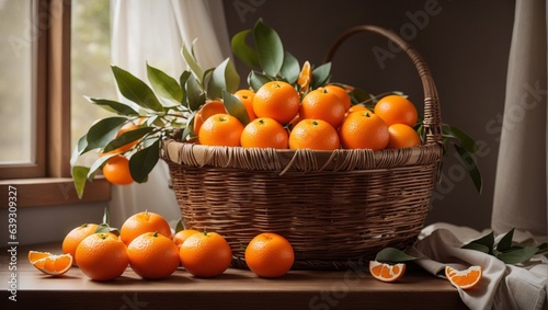 basket of oranges