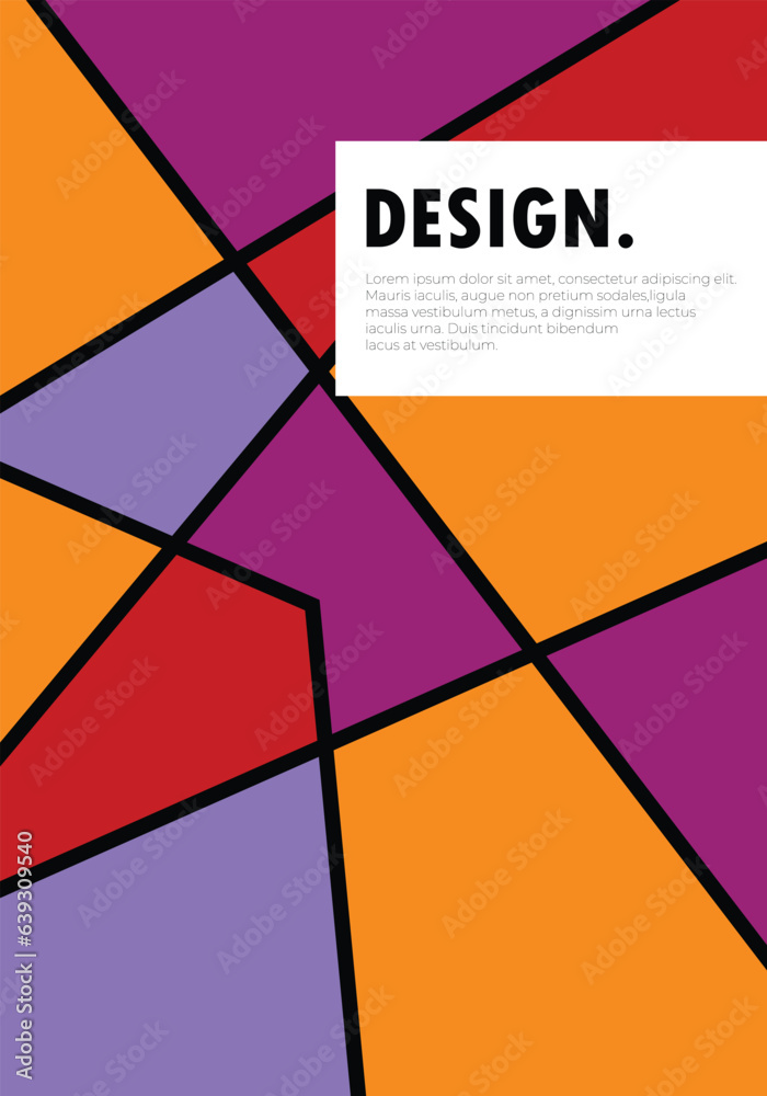 Cover Design Abstract Geomatric Backgrond