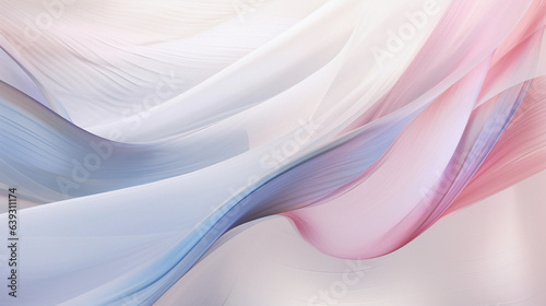 Subtle Elegance: Pastel, White and Silver Abstract