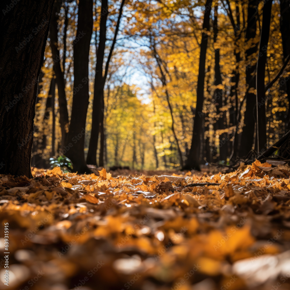 Forest in the autumn Forest in the autumn