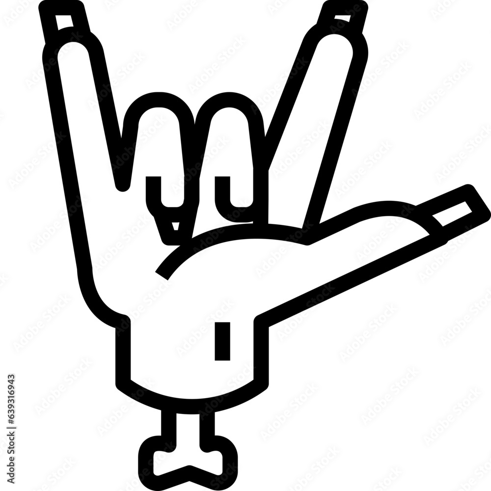 Zombie hand. outline icon design Zombie hand. outline icon design