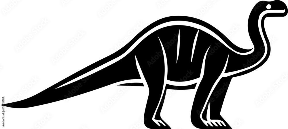 Fototapeta premium Brontosaurus icon