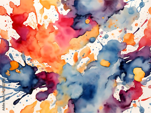 abstract watercolor background © sohag