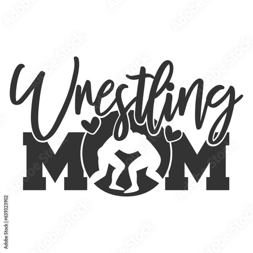 Wrestling Mom - Wrestling Illustration