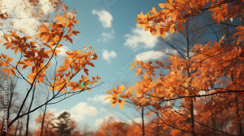 Peak Leaf Season.  mountains.  Fall Foliage.   © Jeff