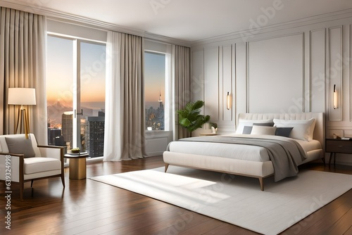 modern living bedroom