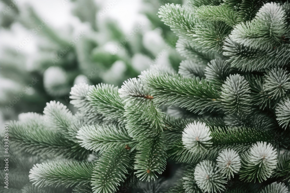Winter Wonderland: Isolated Christmas Tree