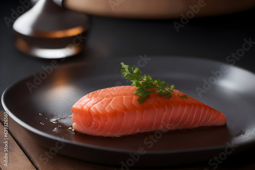 Fresh lachs filet photo