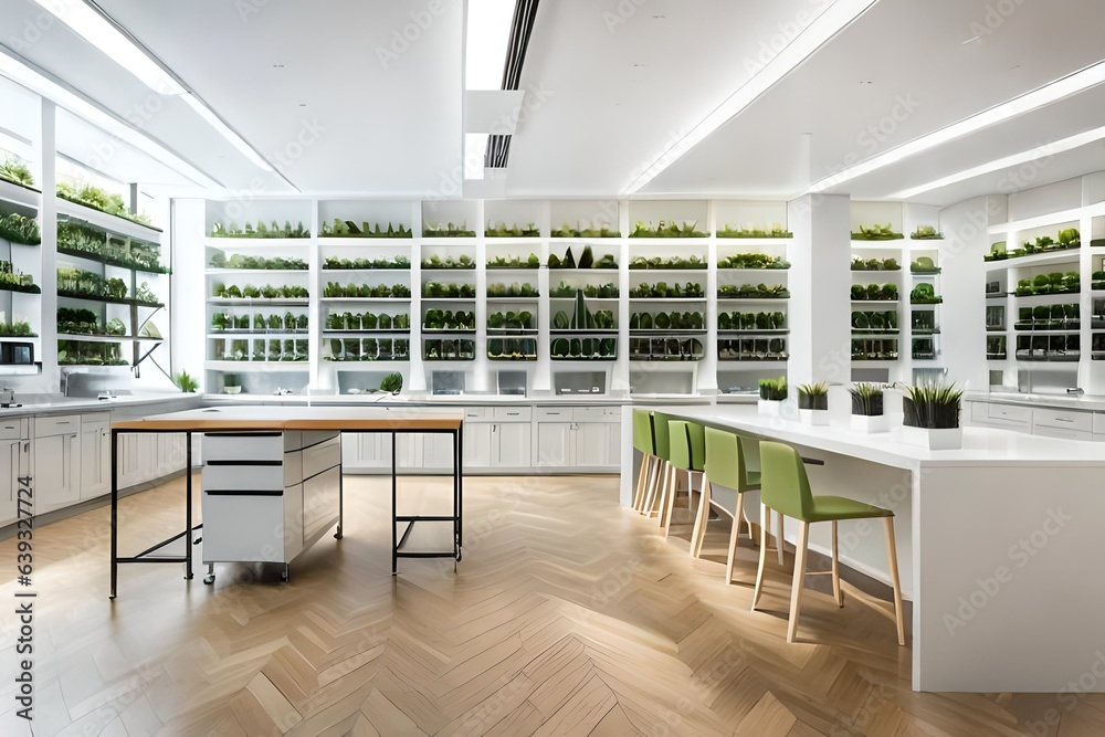 room with plants Generated Ai room with plants Generated Ai
