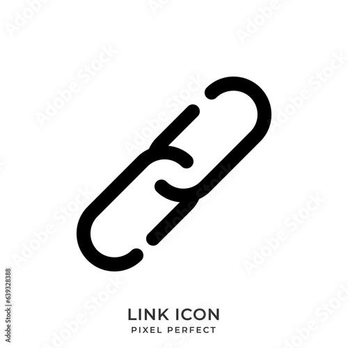 Link icon with style line. User interface icon. Vector illustration.