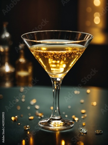 glass of martini