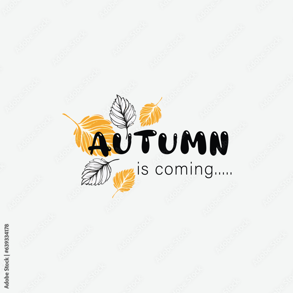Large vector fall set. Autumn season. Leaves, acorns, sweater, scarf, pumpkins, candle, hedgehog, pie, rainbow, lettering. Collection of fall elements for scrapbooking. Hand drawn style