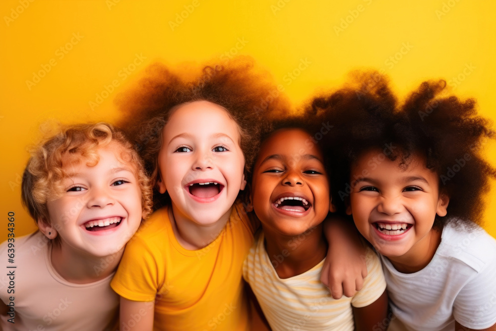 Smiles of the World: Children Uniting on Yellow