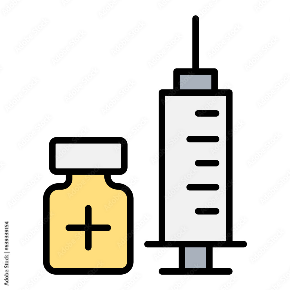 Obraz premium Vaccine icon