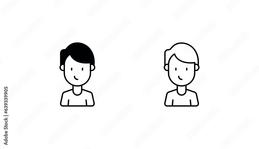 Student icon design with white background stock illustration Student icon design with white background stock illustration