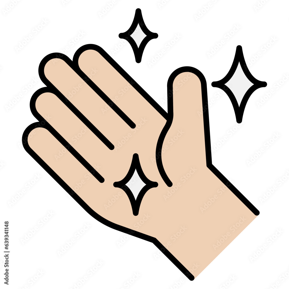 Cleaning hand icon Cleaning hand icon