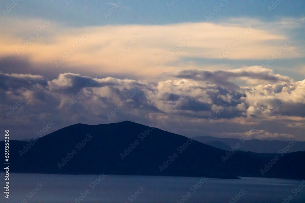 Mountains at the Aegean Sea