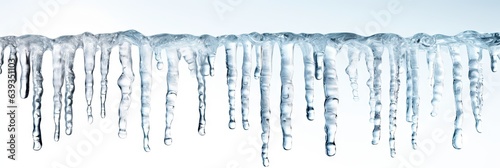 icicles on a clean background