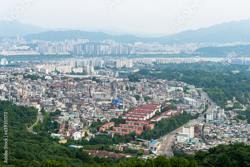 street view of seoul city, south korea