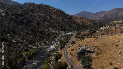 Aerial View of Kern River, Kernsville, California