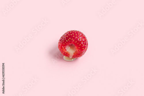 Fresh strawberry with liqui...