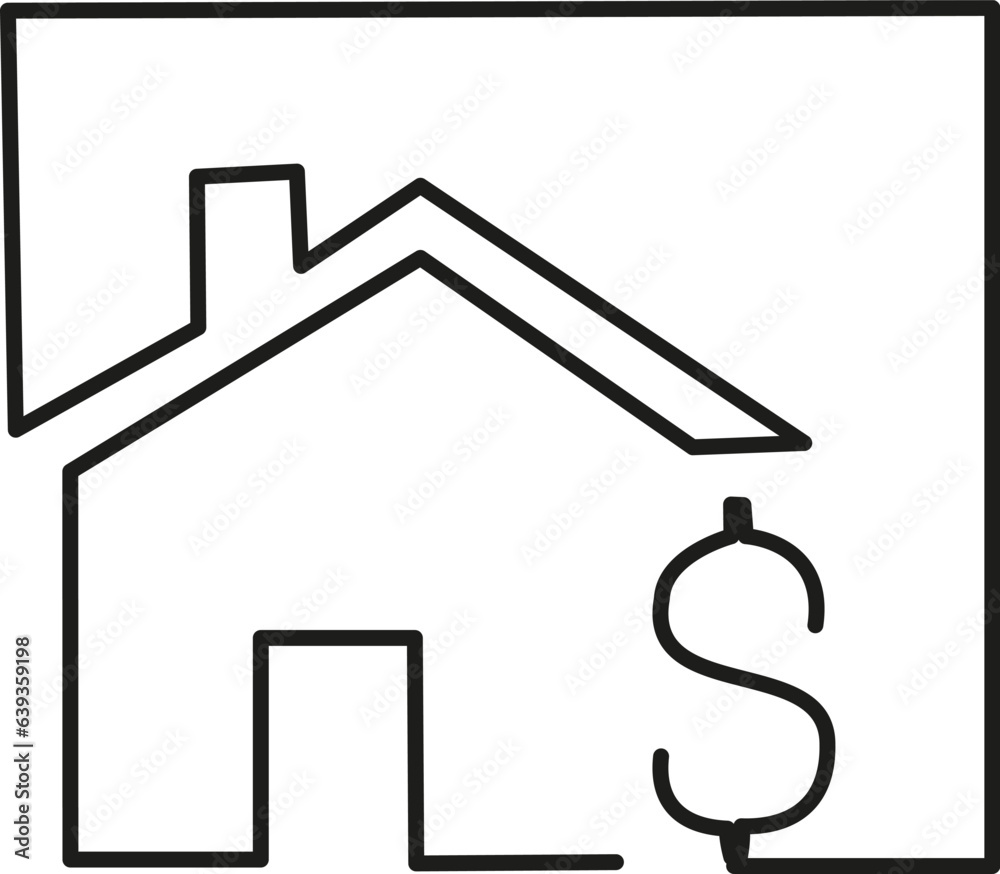 Renting or buying house real estate process contract, money, home. Renting or buying house real estate process contract, money, home.