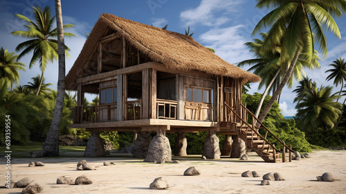 Tranquil Minimalism: Authentic Seychelles Traditional House