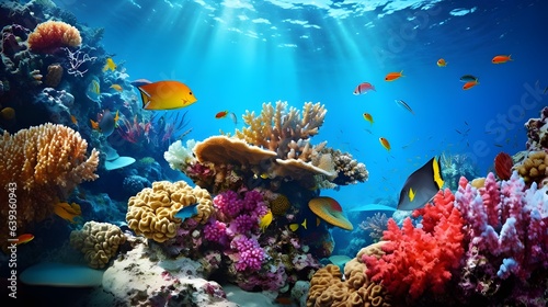 coral reef and fishes © 1_0r3