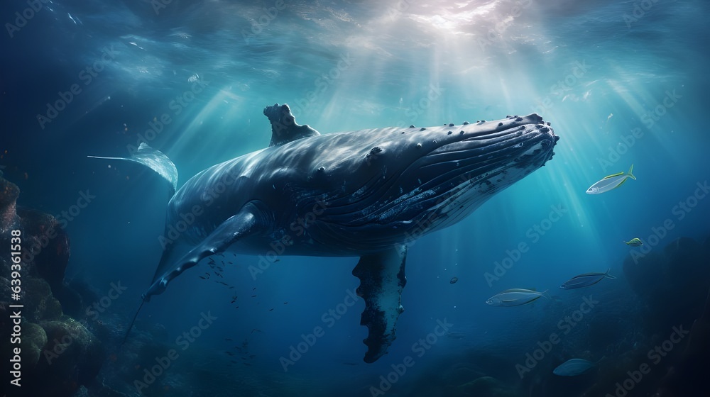 Fototapeta premium whale