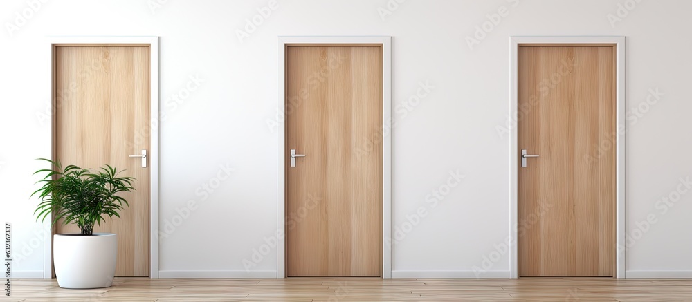 Fototapeta premium Contemporary timber door