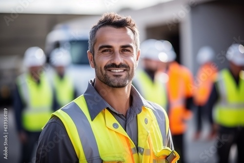  Construction worker with helmet © photorebelle