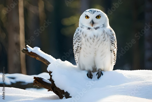 great owl generated AI © PhotoFusionist 