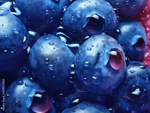 Delightful watercolor artwork featuring a blueberry