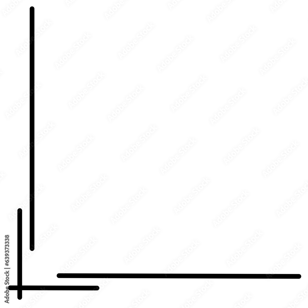 Corner Straight Line Decoration Corner Straight Line Decoration