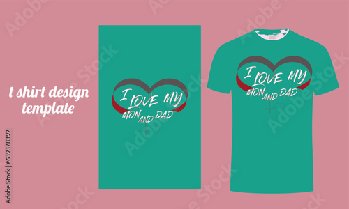 t shirt design template