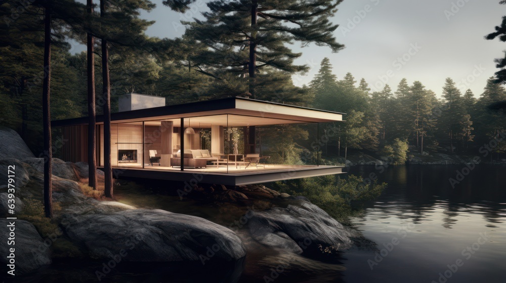 Ultra-Modern Futuristic House that Connects a Room to Nature Overlooking a Beautiful View Ultra-Modern Futuristic House that Connects a Room to Nature Overlooking a Beautiful View
