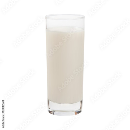 Realistic milk glass.Milk glass.3d milk glass