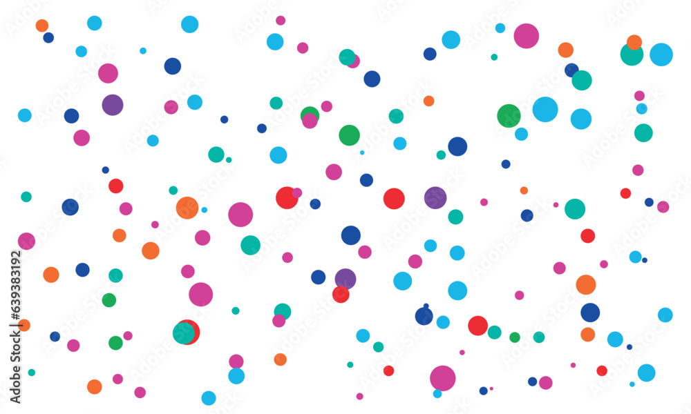 polka dot colorful aesthetic background, dot vector, dot background