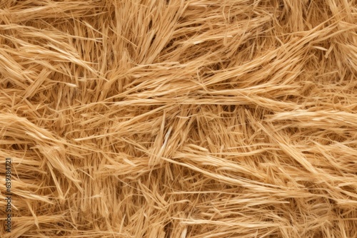 Realistic seamless pattern with close up yellow hay texture, rapport template. Farm background.