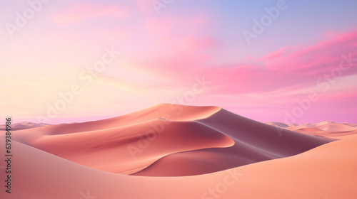 A stunning desert landscape with majestic sand