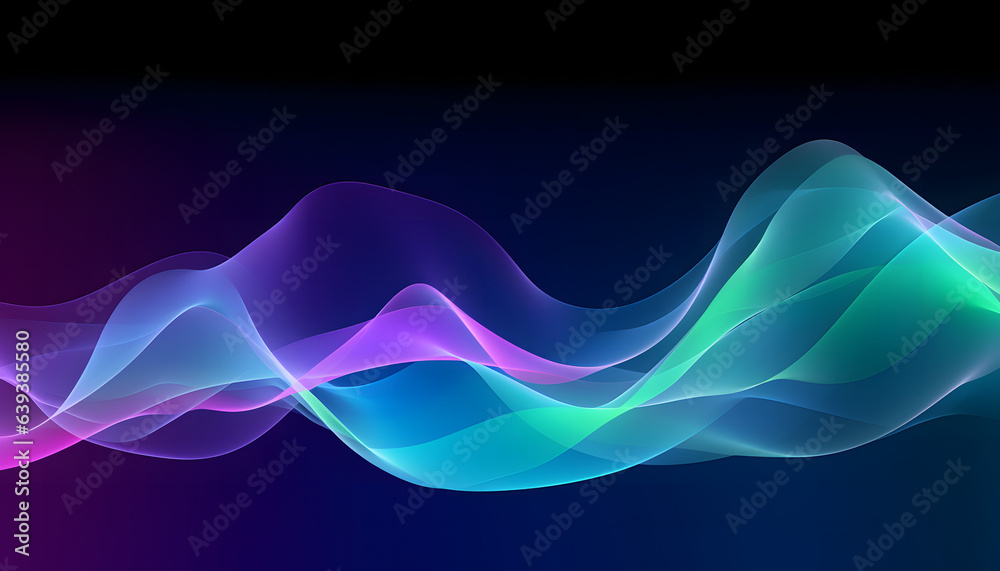 Vibrant abstract artwork featuring wavy lines set against a black backdrop. Dynamic waves and vivid colors offer a visually stimulating experience. Ideal for design and art enthusiasts Vibrant abstract artwork featuring wavy lines set against a black backdrop. Dynamic waves and vivid colors offer a visually stimulating experience. Ideal for design and art enthusiasts