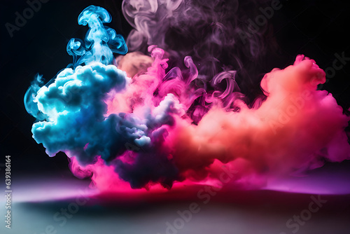 background with smoke