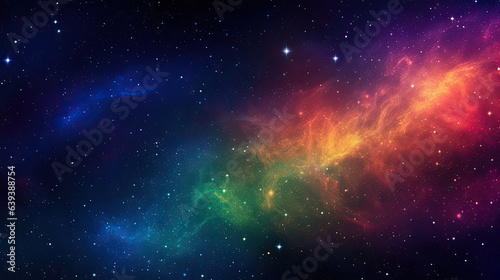 Supernatural galaxy backdrop