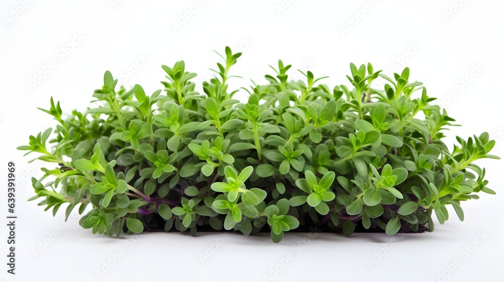 Fototapeta premium fresh thyme isolated on white background