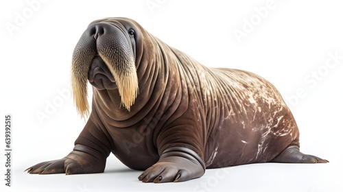 walrus on a white background