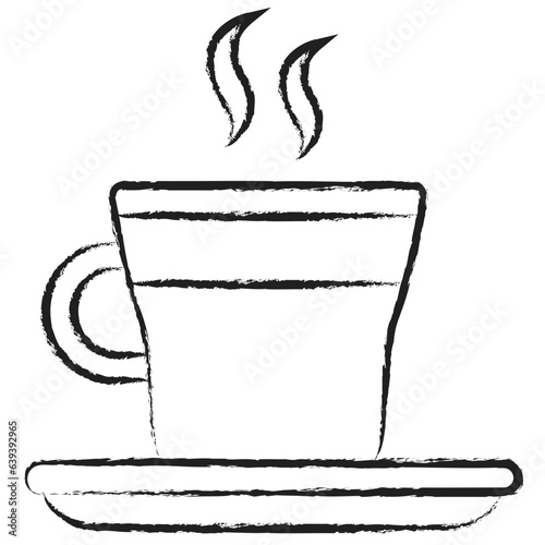 Hand drawn Koffie Verkeerd icon