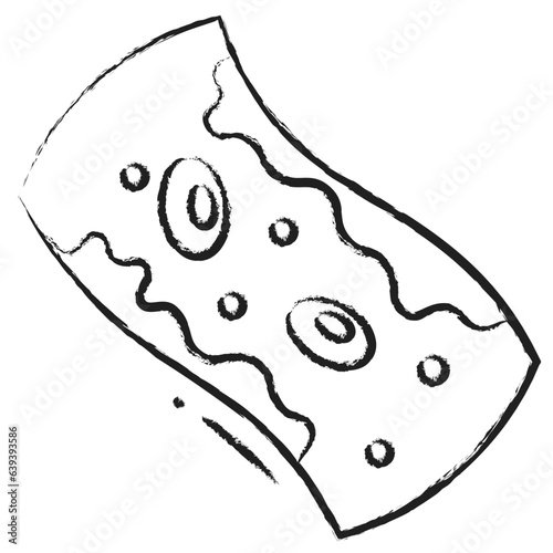 Hand drawn Cholesterol icon