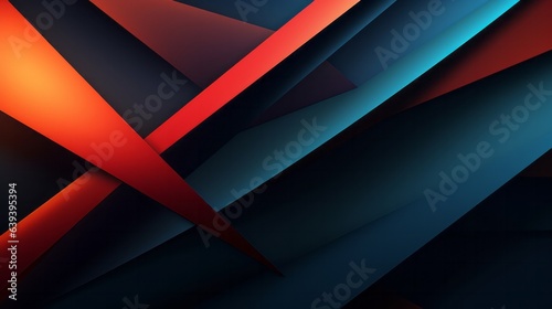 Wallpaper Mural Photo of a vibrant abstract background with bold red and blue lines Torontodigital.ca
