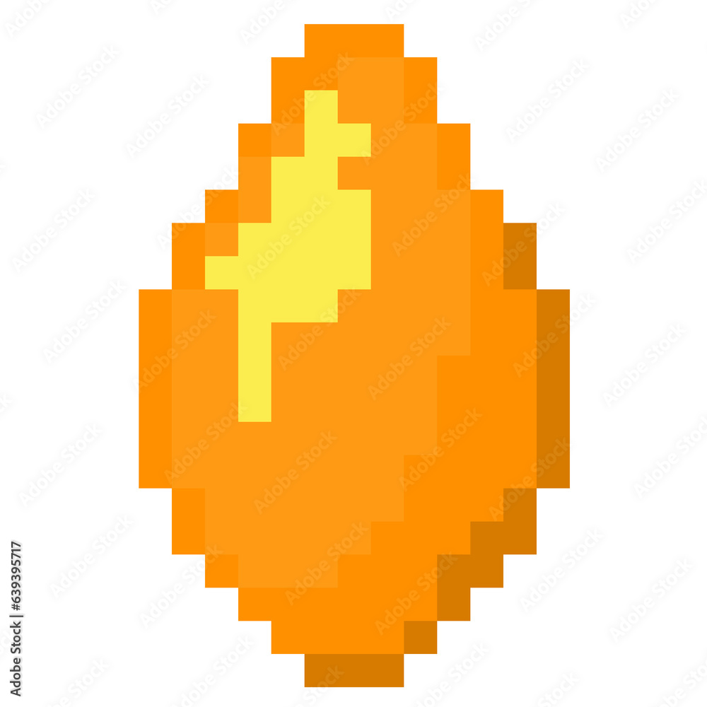 Papaya Pixel Art Papaya Pixel Art
