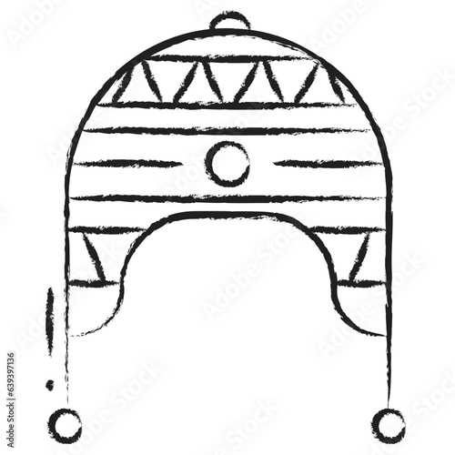 Hand drawn Chullo icon